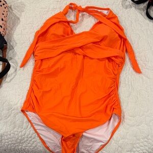 Vibrant Orange Women's Swimsuit